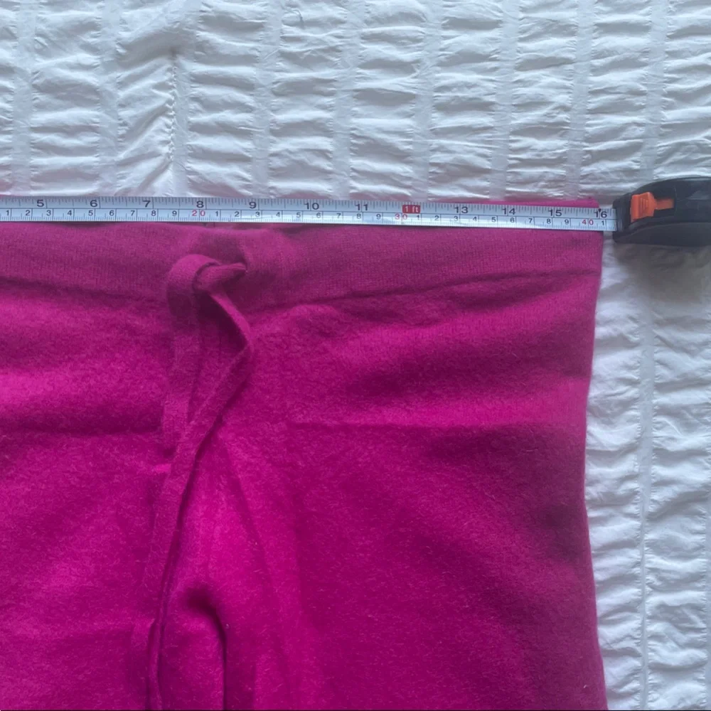🌟Vintage Y2K Juicy Couture Fuchsia 100% Cashmere Pants - Picture 7 of 11